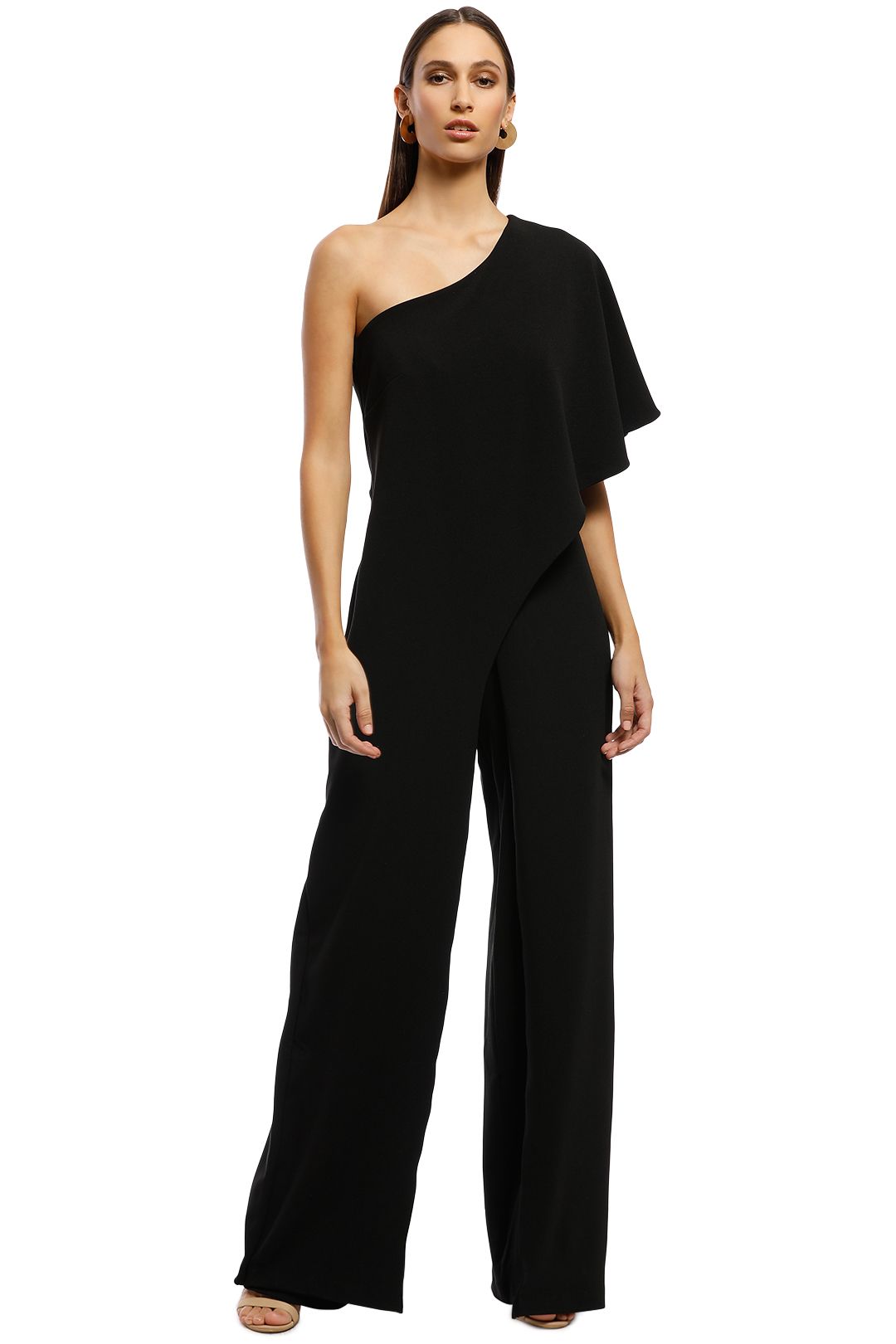 Montique - Harper Jumpsuit - Black - Front