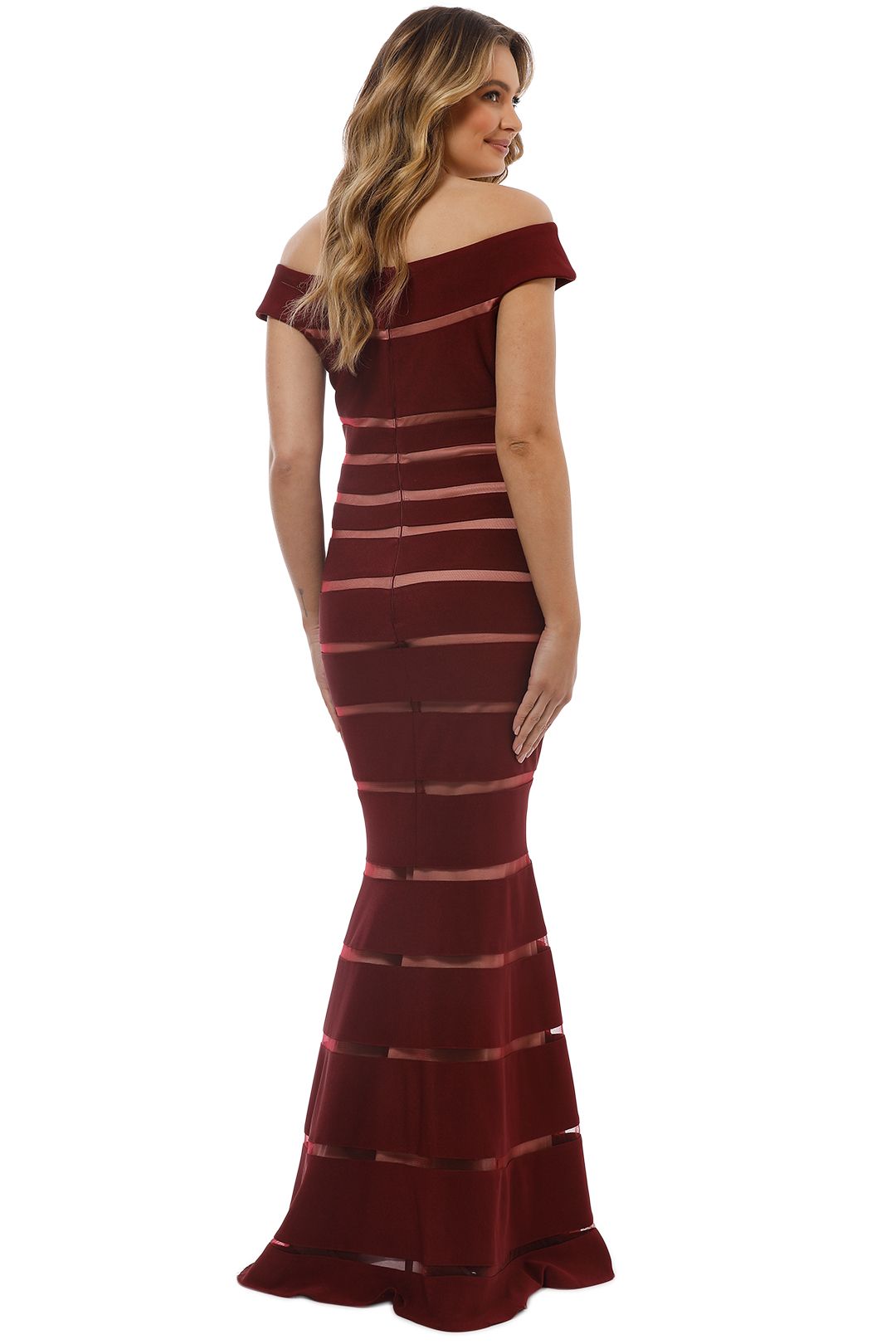 Montique - Scarlett Bodycon Gown - Back 