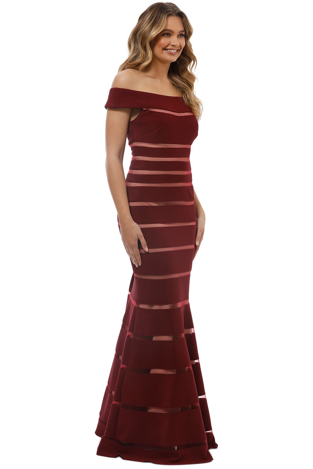 Scarlett Bodycon Gown by Montique for Hire GlamCorner