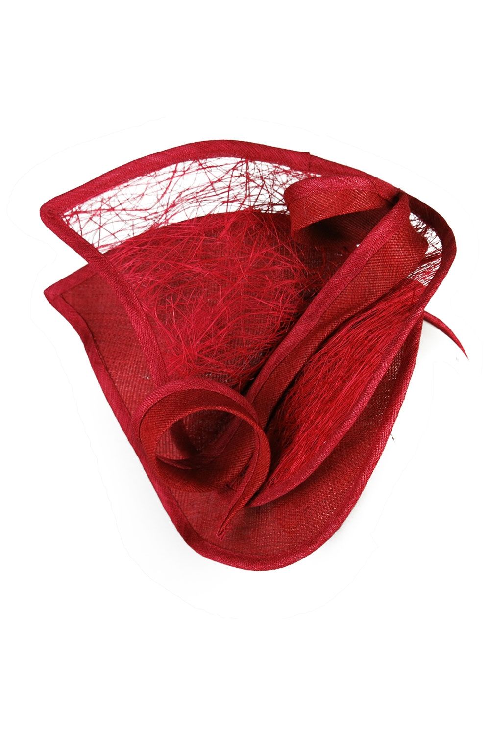 Morgan and Taylor - Addison Fascinator - Red - Top