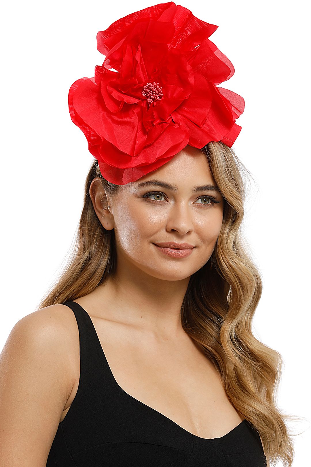 Morgan and Taylor - Cindy Fascinator - Red - Product