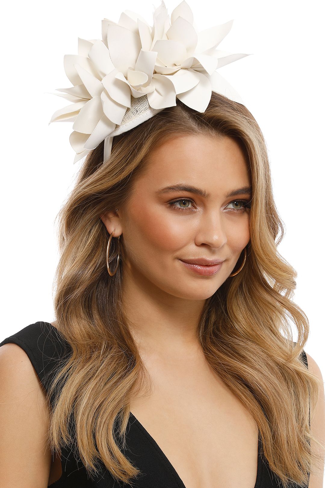 Morgan & Taylor - Courtney Fascinator - White - Front