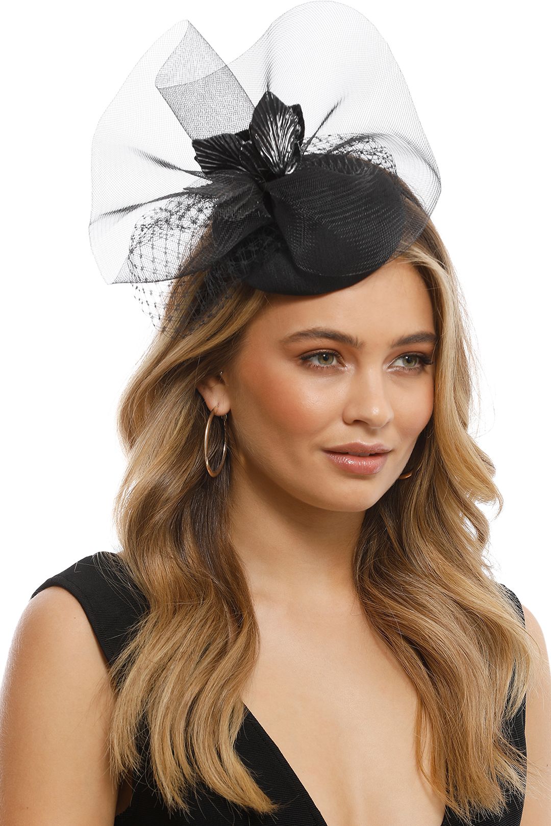 Dana Fascinator in Black by & Taylor for Hire