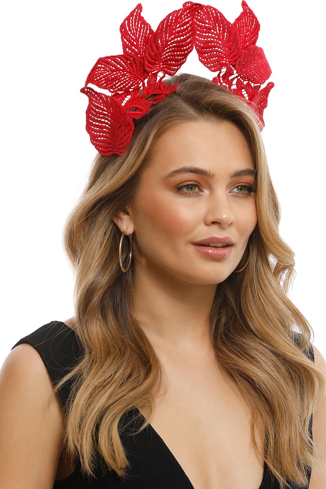 Morgan & Taylor - Florence Fascinator - Red - Front