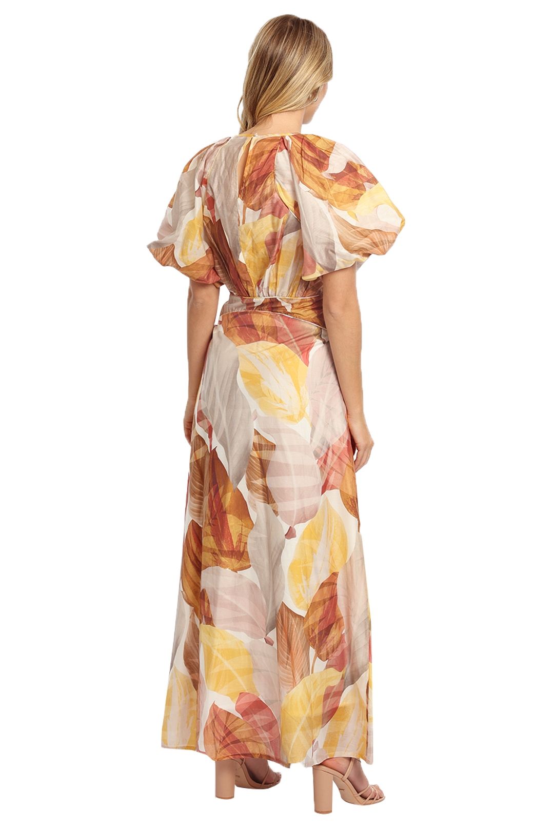 Morrison Anastasia Maxi Dress Print Short Sleeves