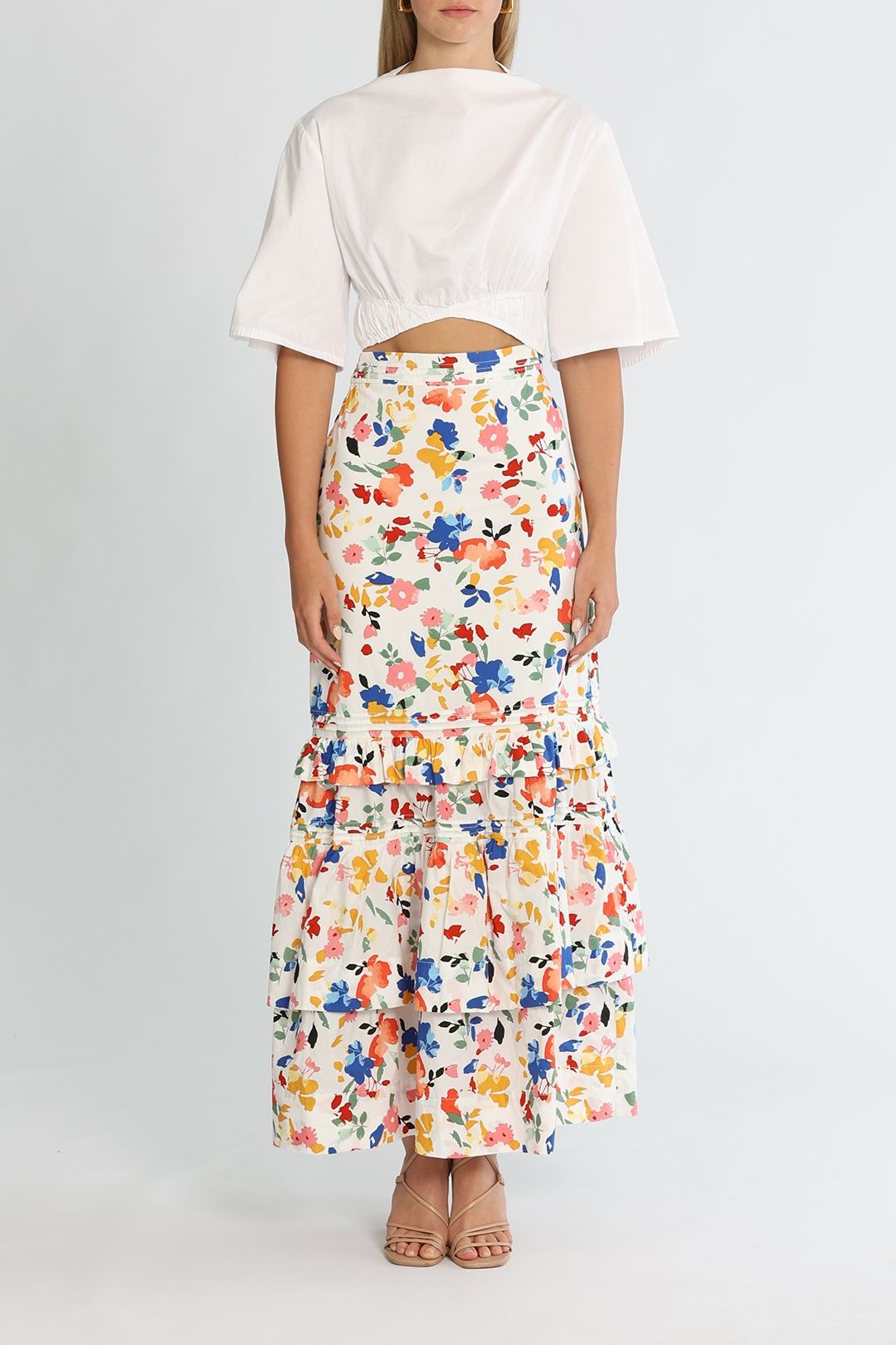 Morrison Demi Floral Maxi Skirt Print