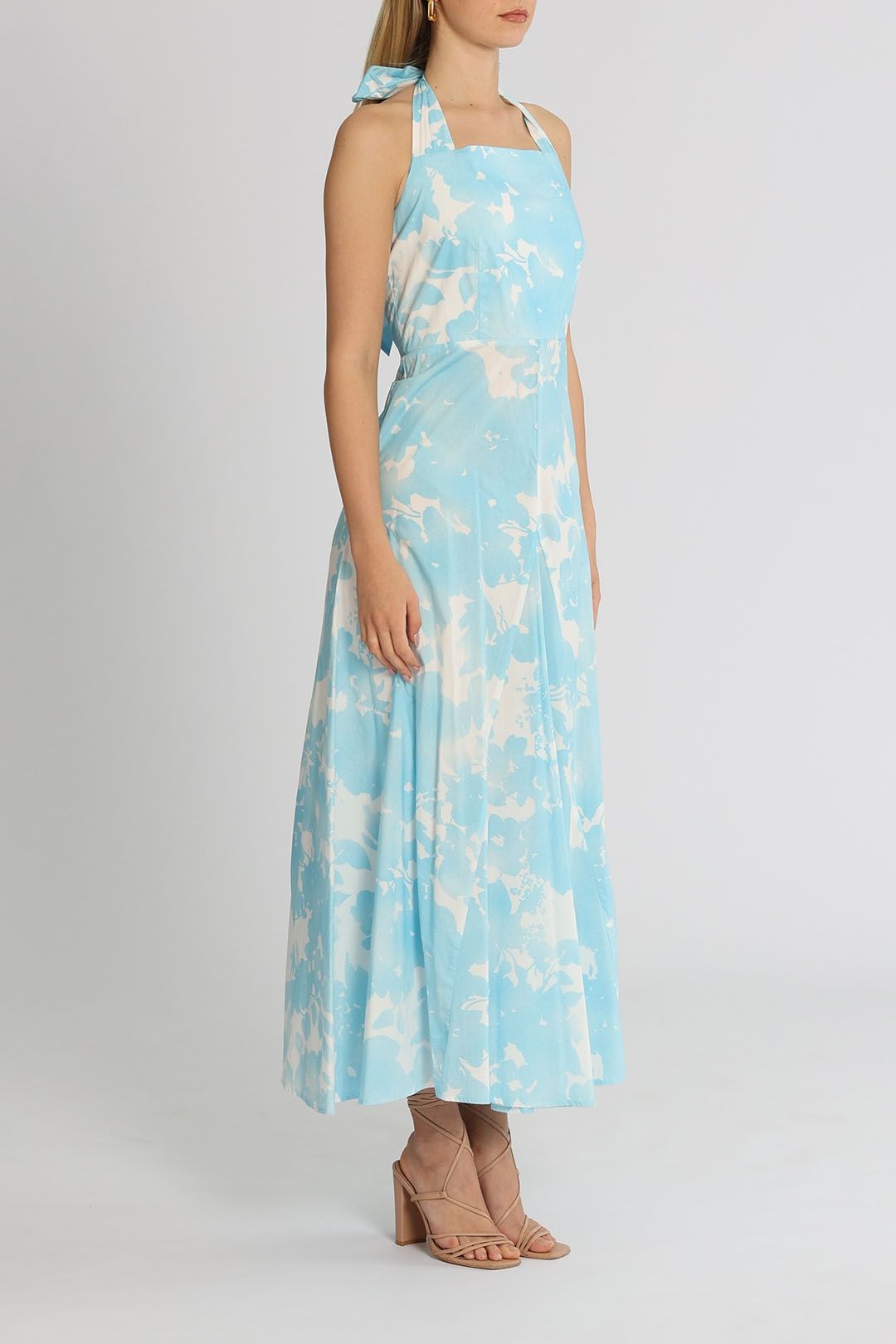 Morrison Isadora Halter Maxi Dress Blue