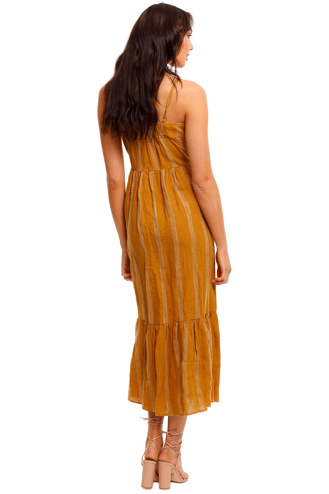 Morrison Leilani Linen Maxi Dress stripe