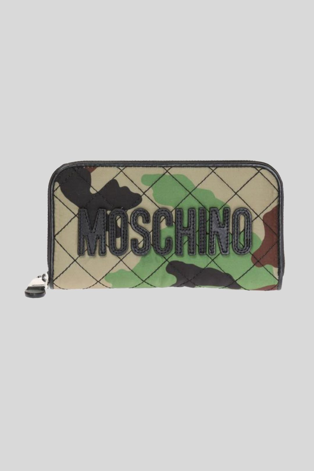 Moschino Camo Quilted Wallet