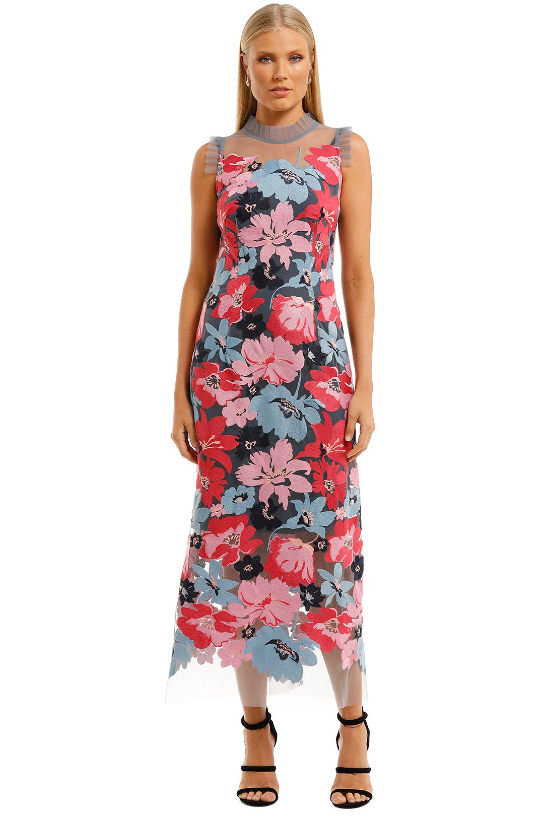 Bianca Dress in Floral by Moss and Spy for Hire | GlamCorner