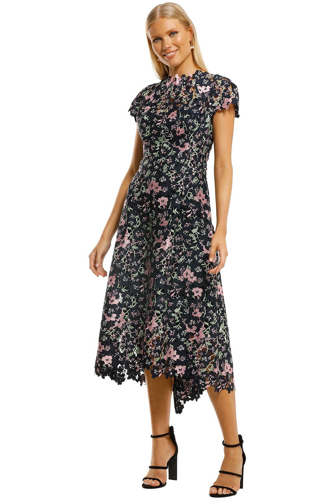 Birdy Dress in Floral by Moss and Spy for Rent | GlamCorner