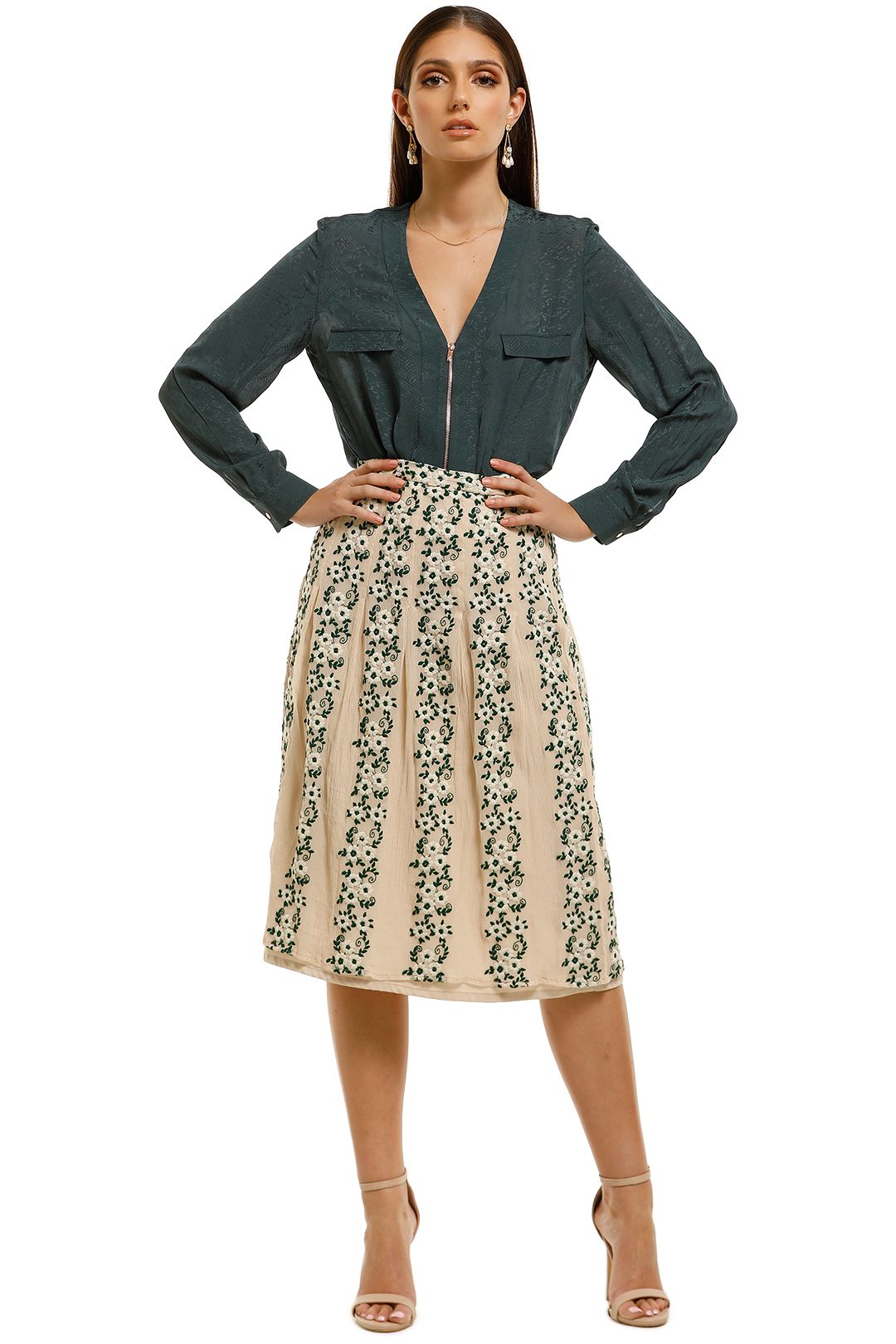 Daisy Skirt by Moss and Spy for Hire | GlamCorner