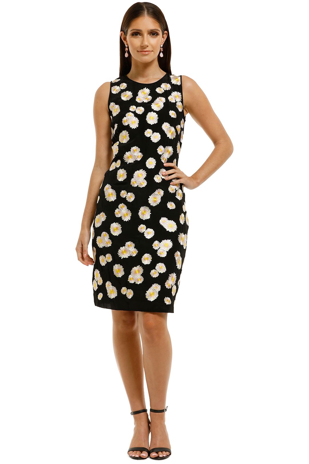 Buy Black And White Animal Print Dress Perri Cutten GlamCorner