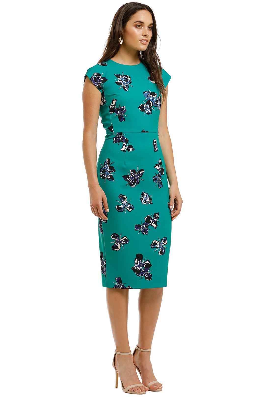 Moss-and-Spy-Valencia-Shift-Dress-Green-Side