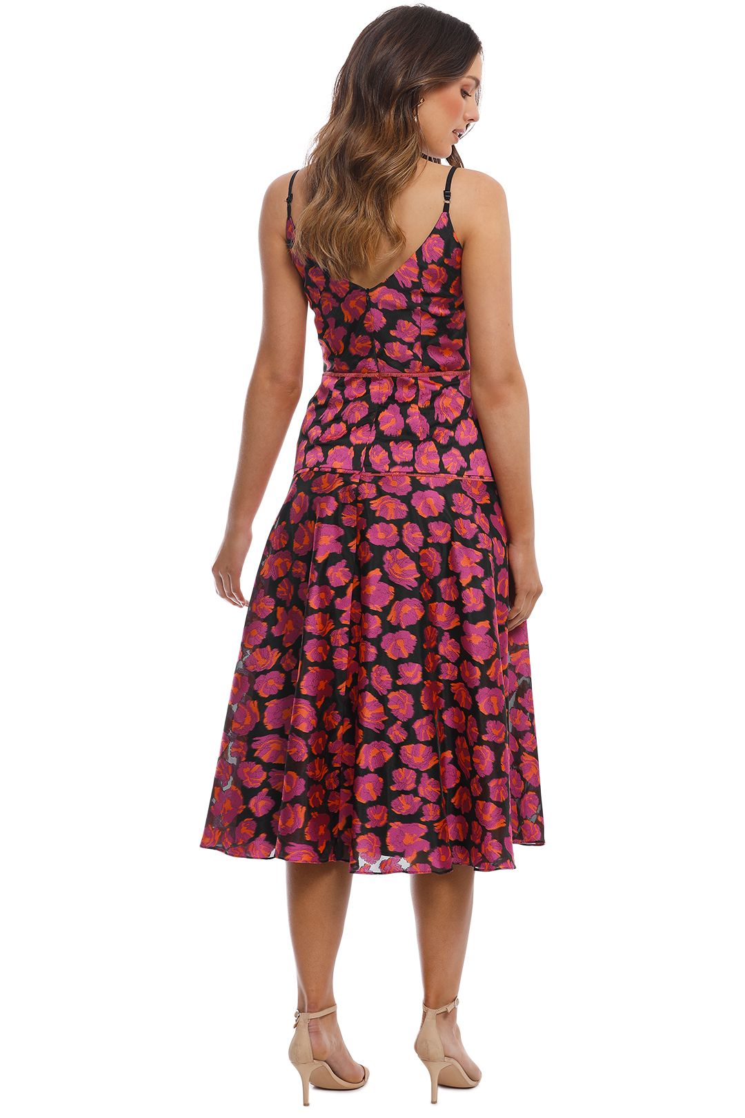Moss and Spy - Lysander Dress - Pink Multi - Back