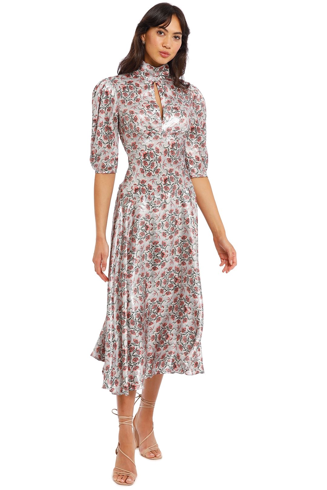 Moss and Spy Ava Dress Floral High Neck