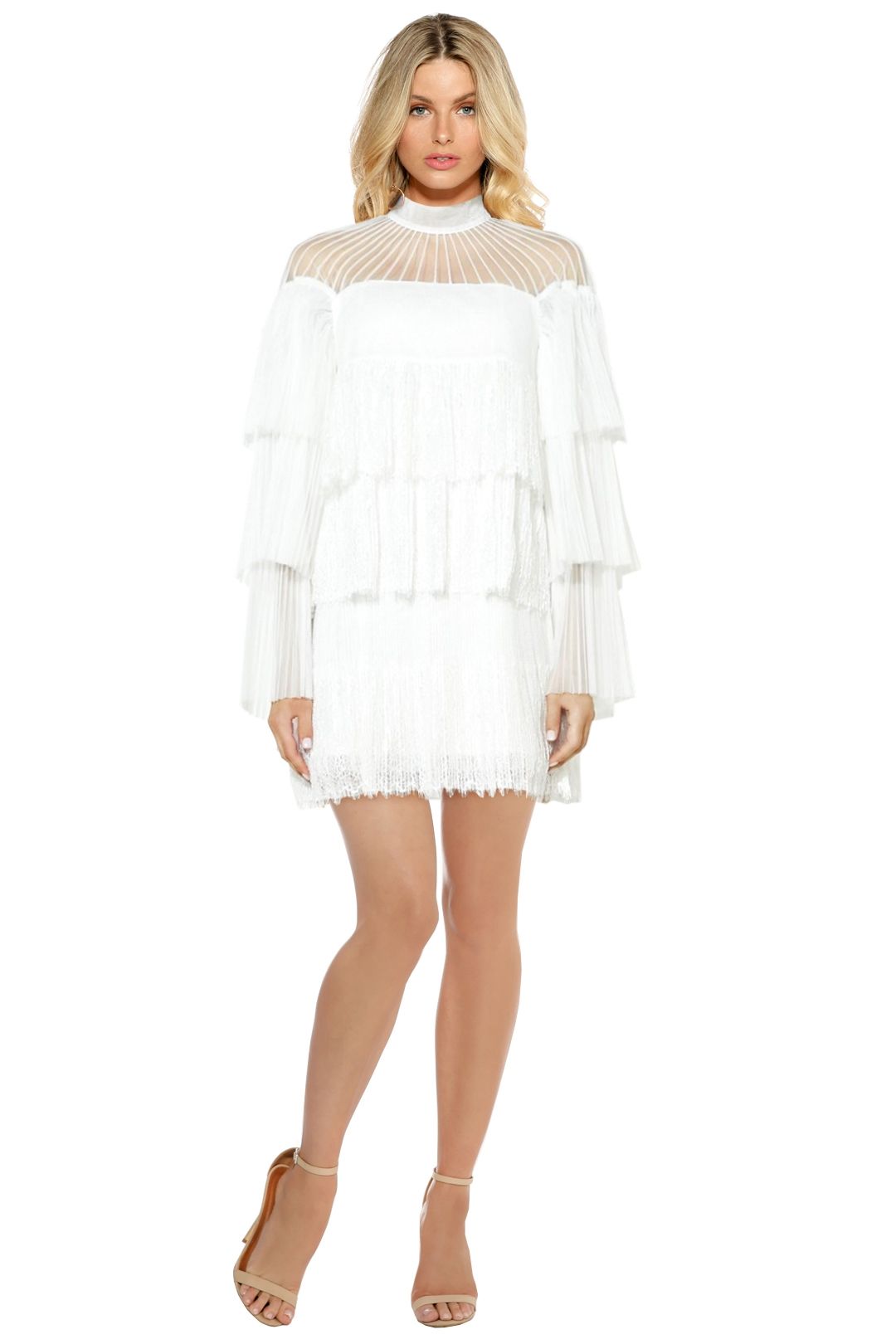 Mossman white lace best sale dress