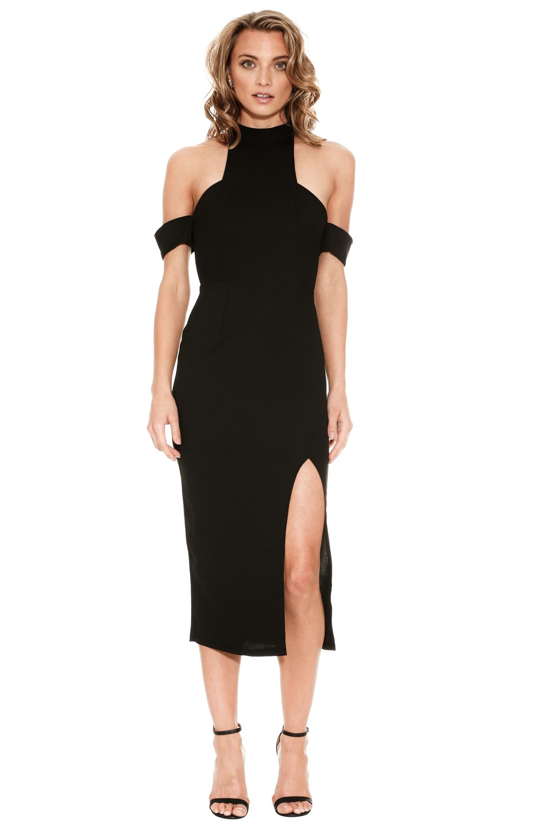 Mossman - The Ring of Fire Dress - Black - Front