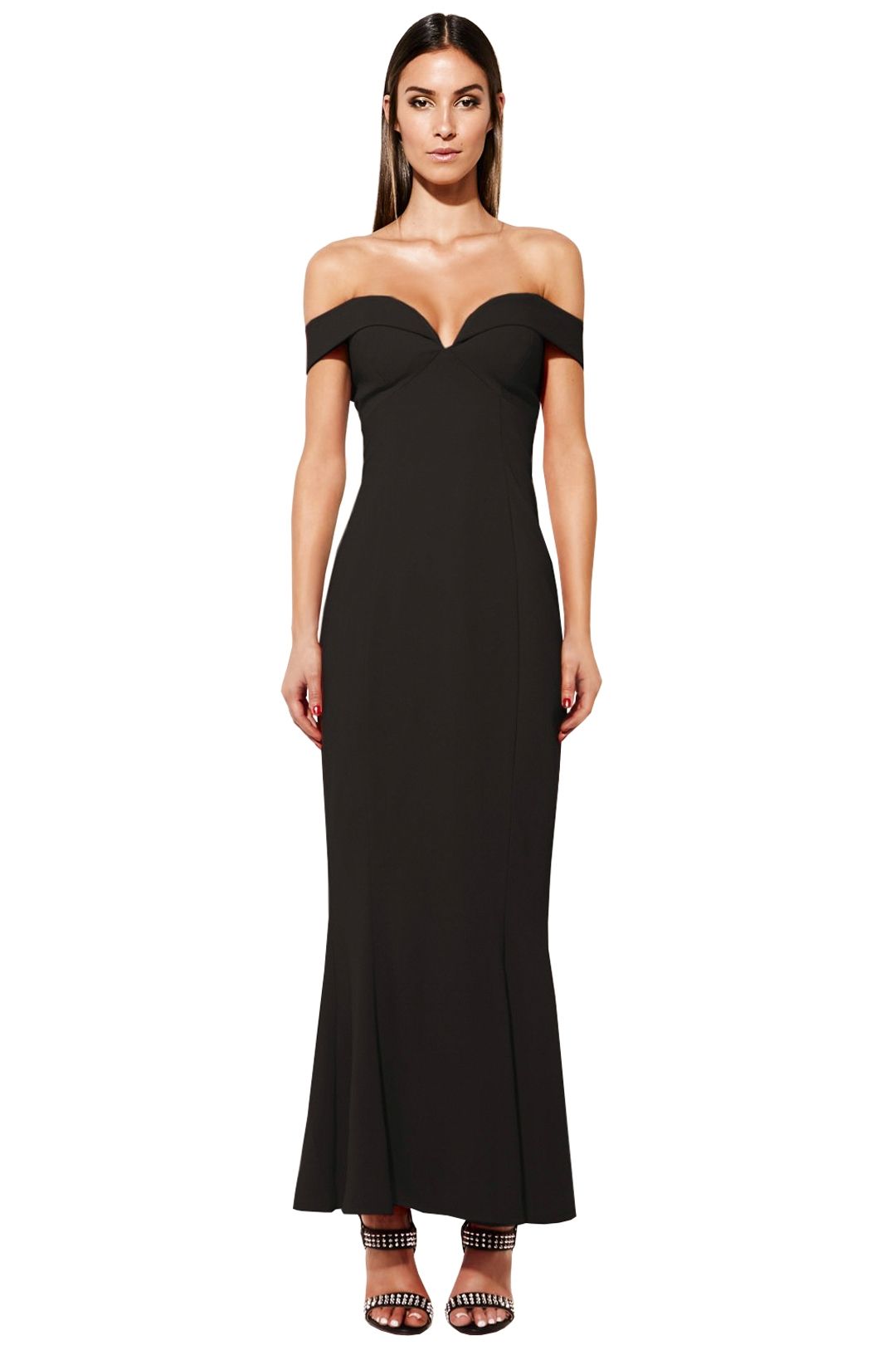 Mossman - The Wondering Eye Dress - Black - Front