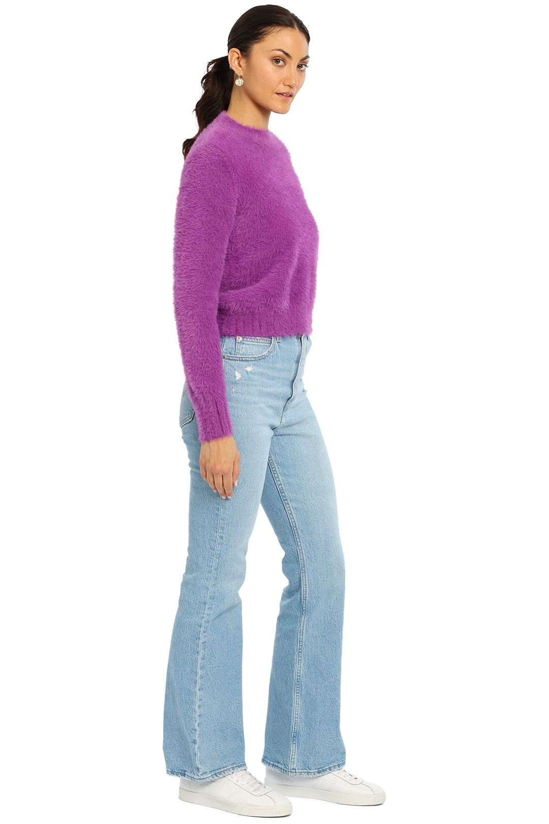 Neuw Denim Kate Knit Purple Long Sleeve