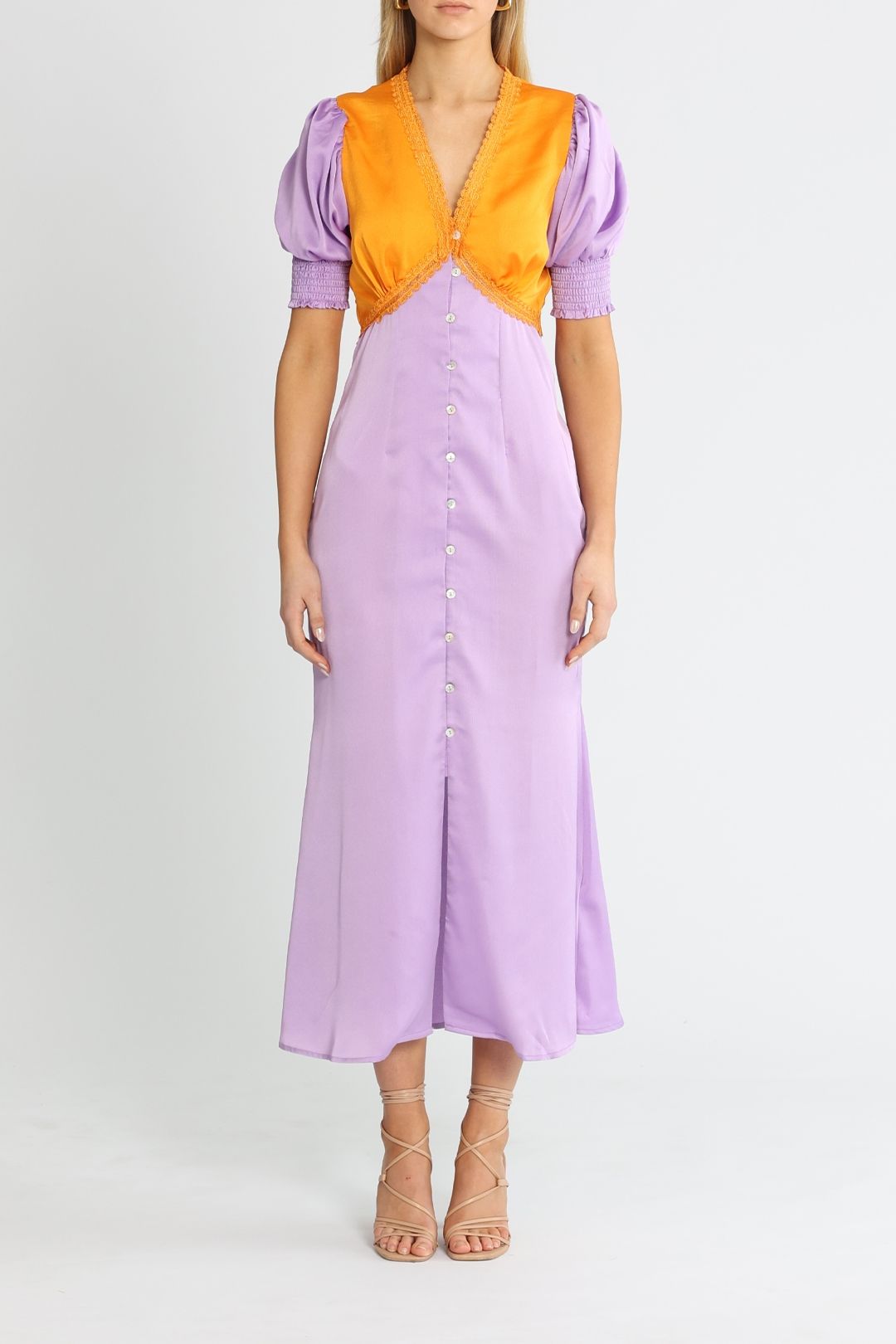 Image of Never Fully Dressed - Lilac And Orange Lindos