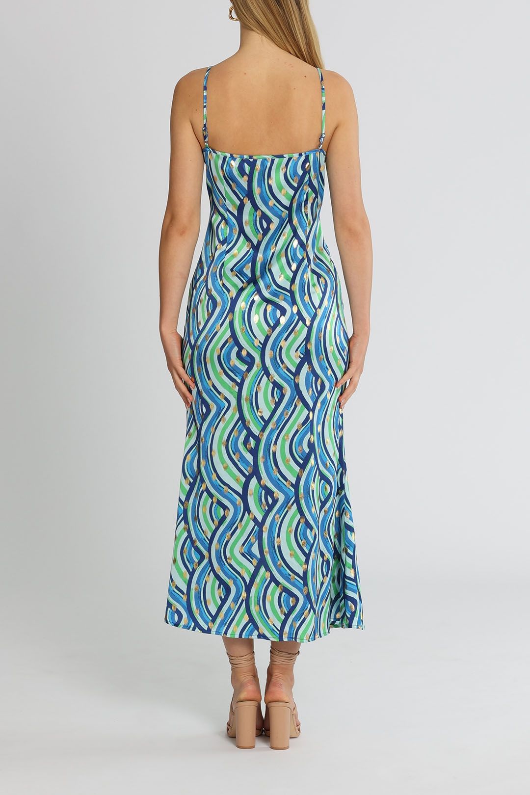 Hire Strappy Lindos Dress Never Fully Dressed GlamCorner