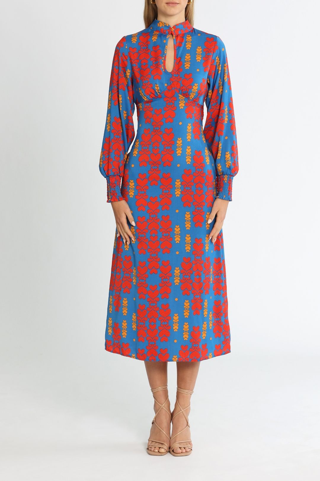 Never Fully Dressed Taylor Midi Dress Blue