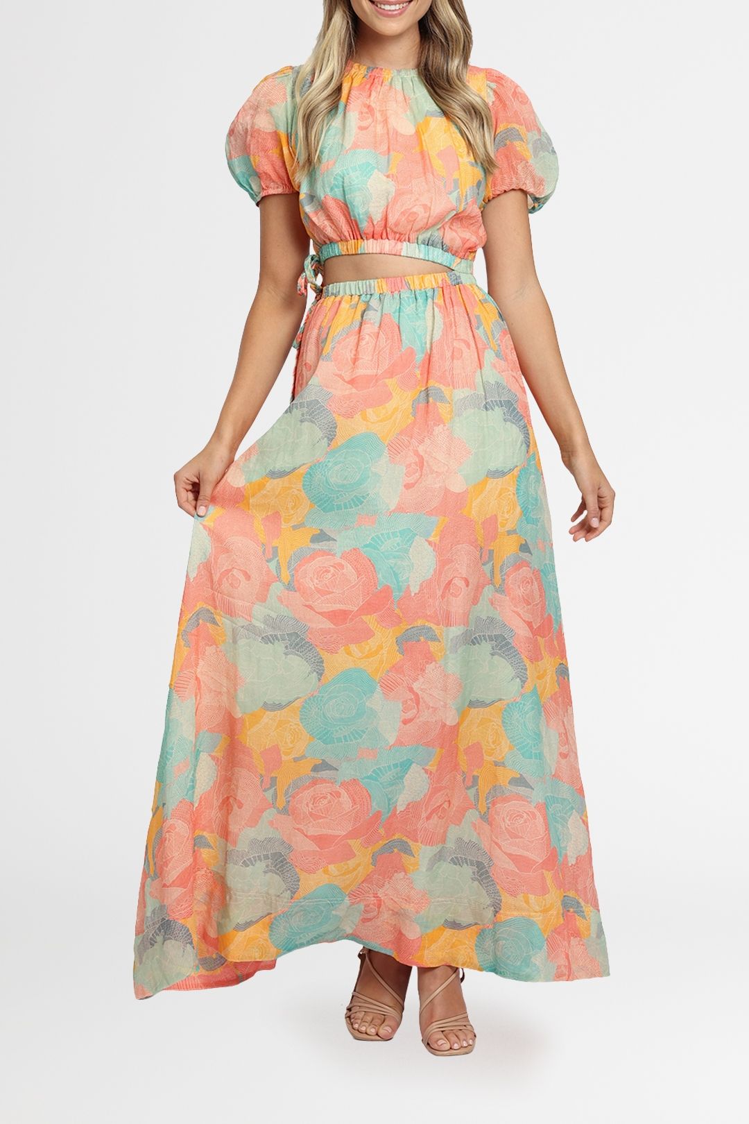 New Romantics Lavender Mist Maxi Dress balloon