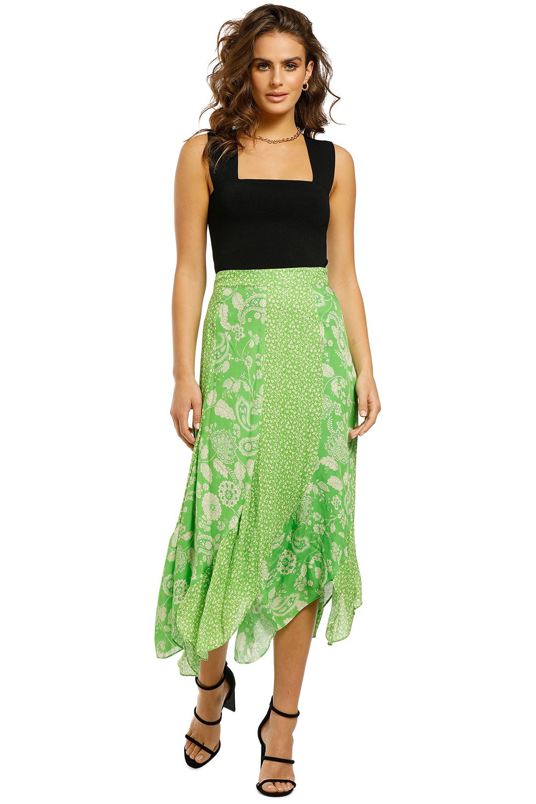 Nicholas-Debbie-Skirt-Leaf-Front