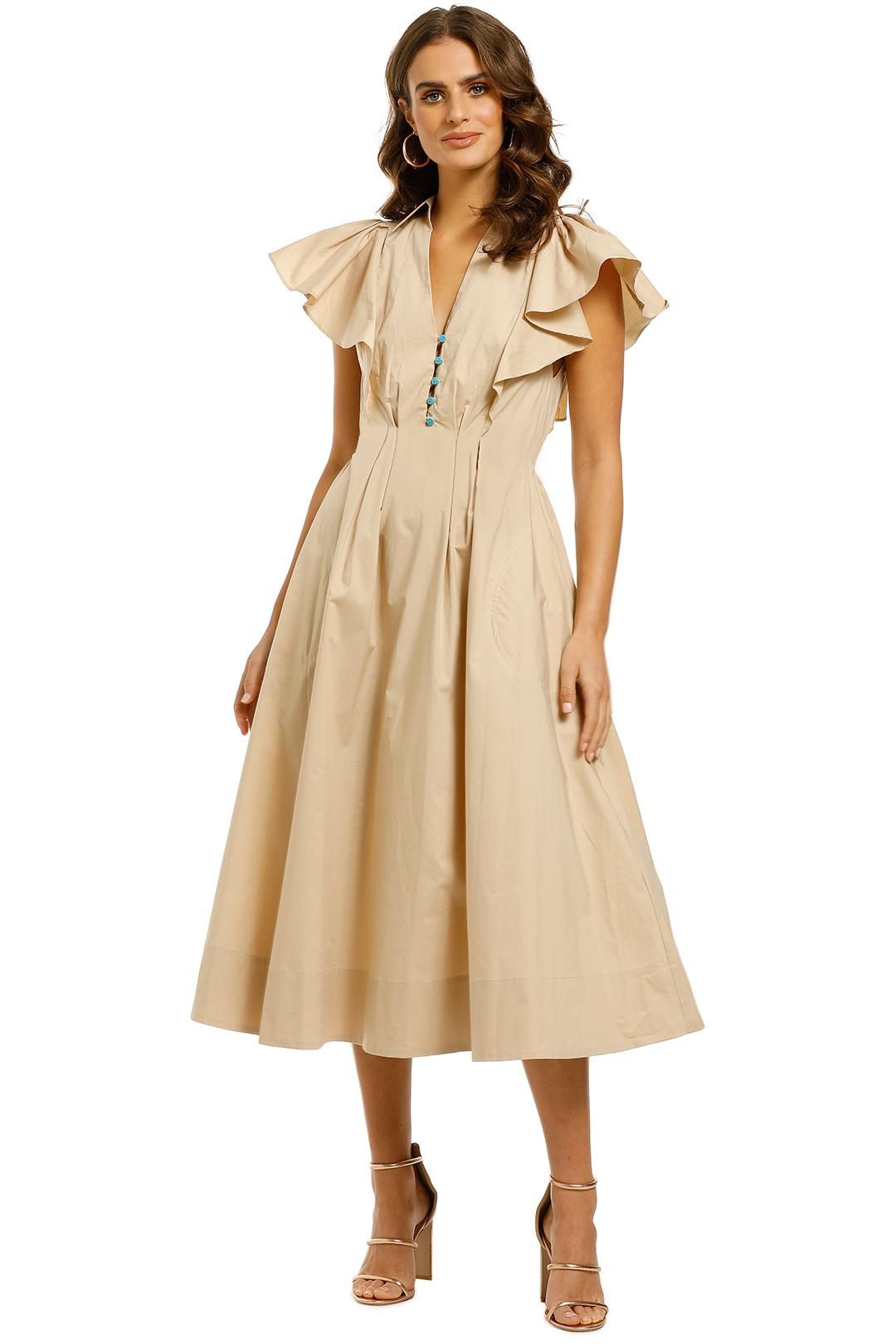 Sandra Dress in Adobe by Nicholas for Rent | GlamCorner