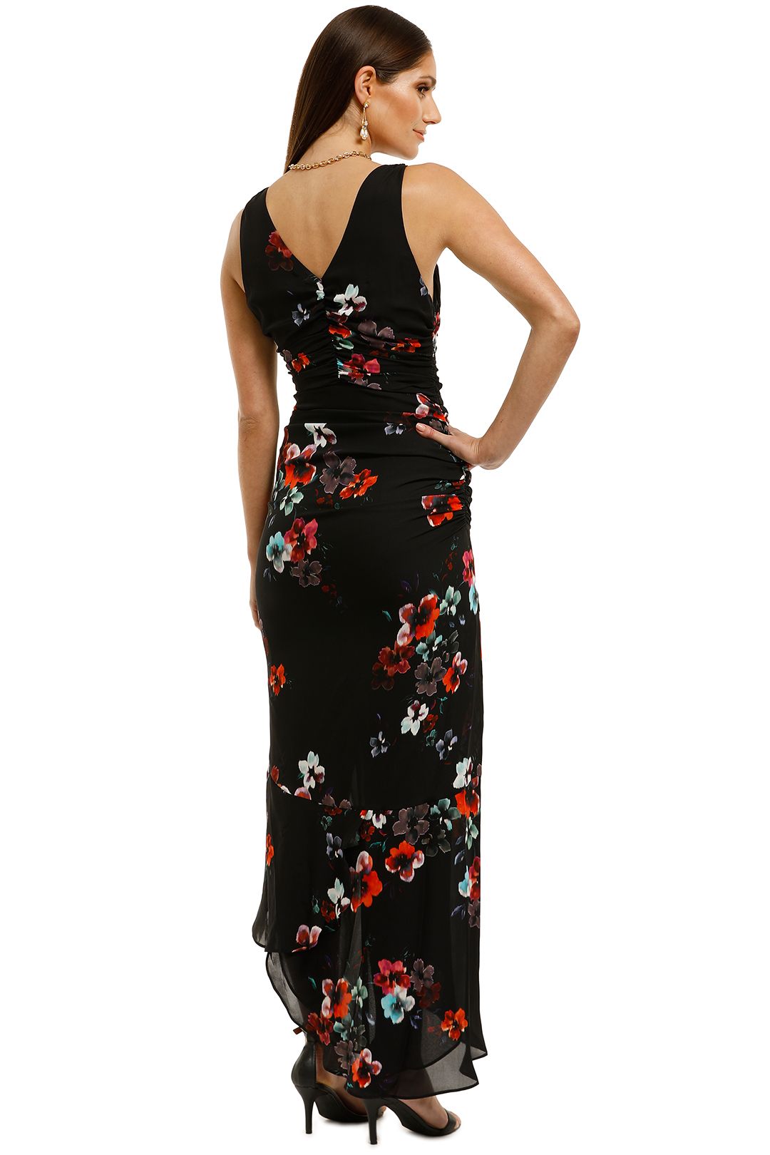 Drape Front Dress in Multi by Nicholas for Hire GlamCorner