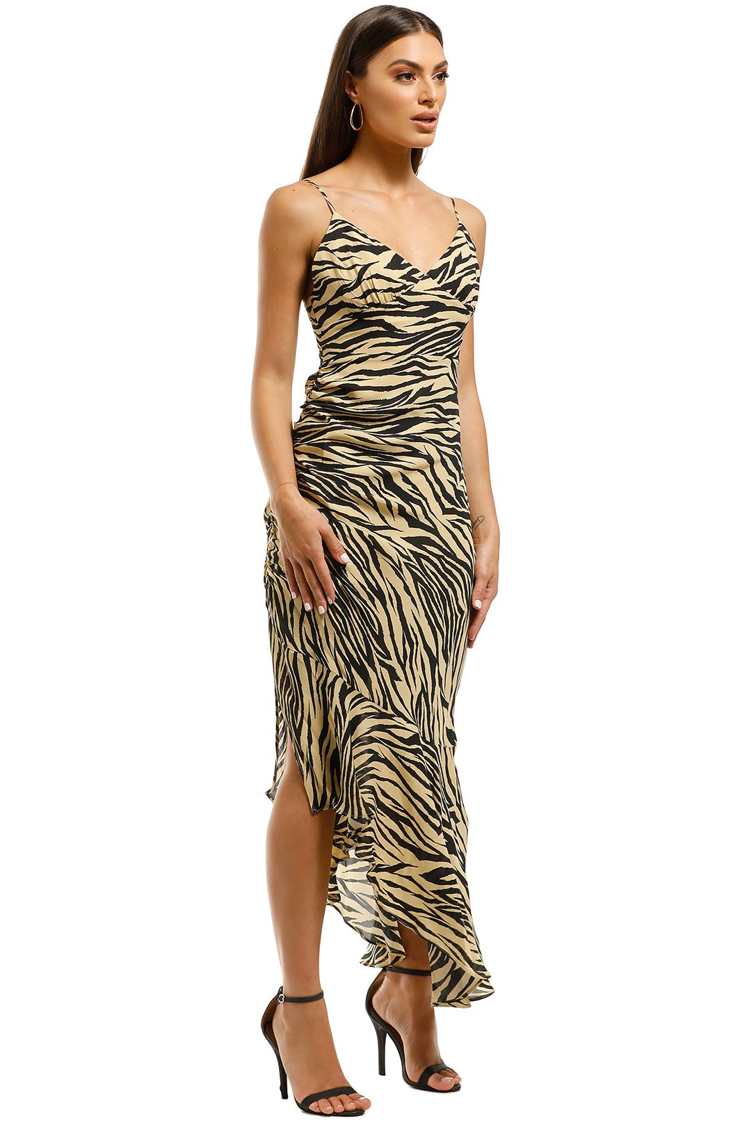 Triangle Top Slip Dress Zebra by Nicholas for Rent