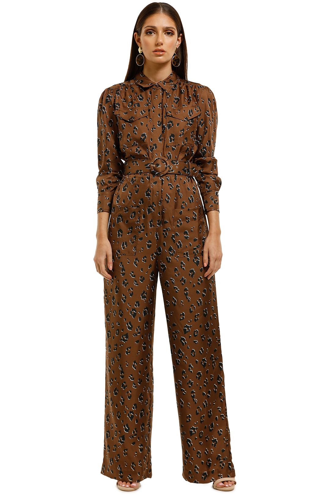 Utility Jumpsuit in Dark Tobacco by Nicholas the Label for ...