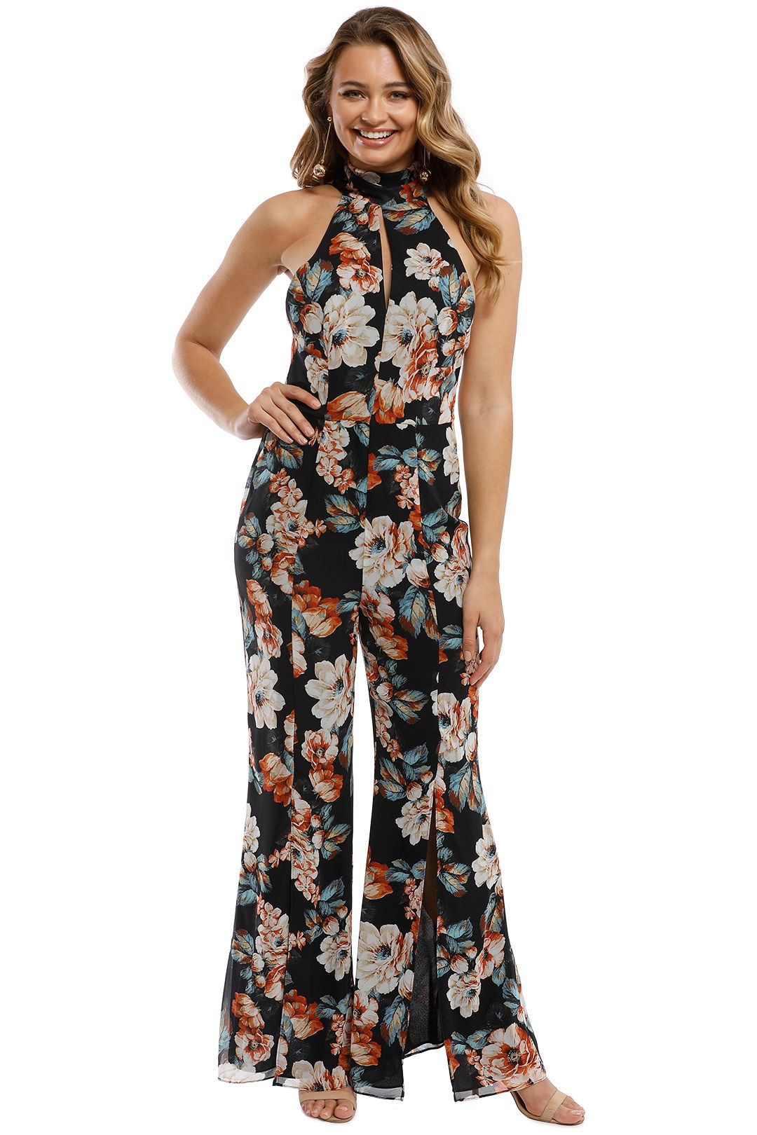 jumpsuit floral lang