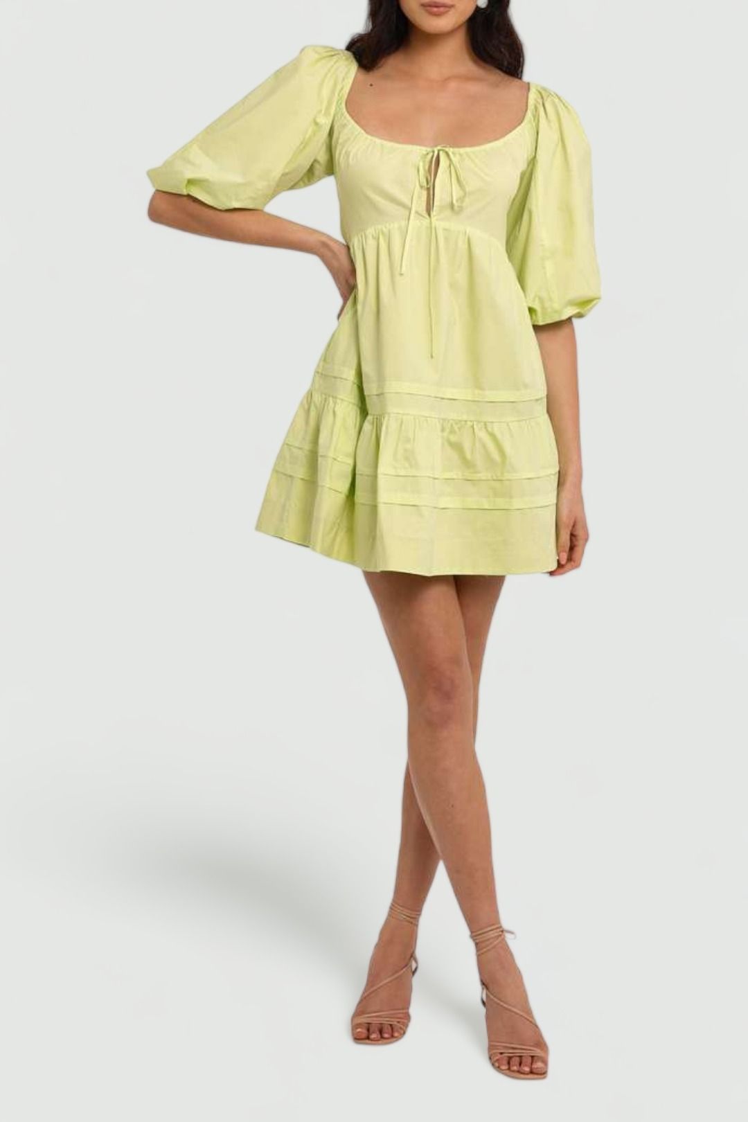Nicholas Belle Dress Limeade scoop