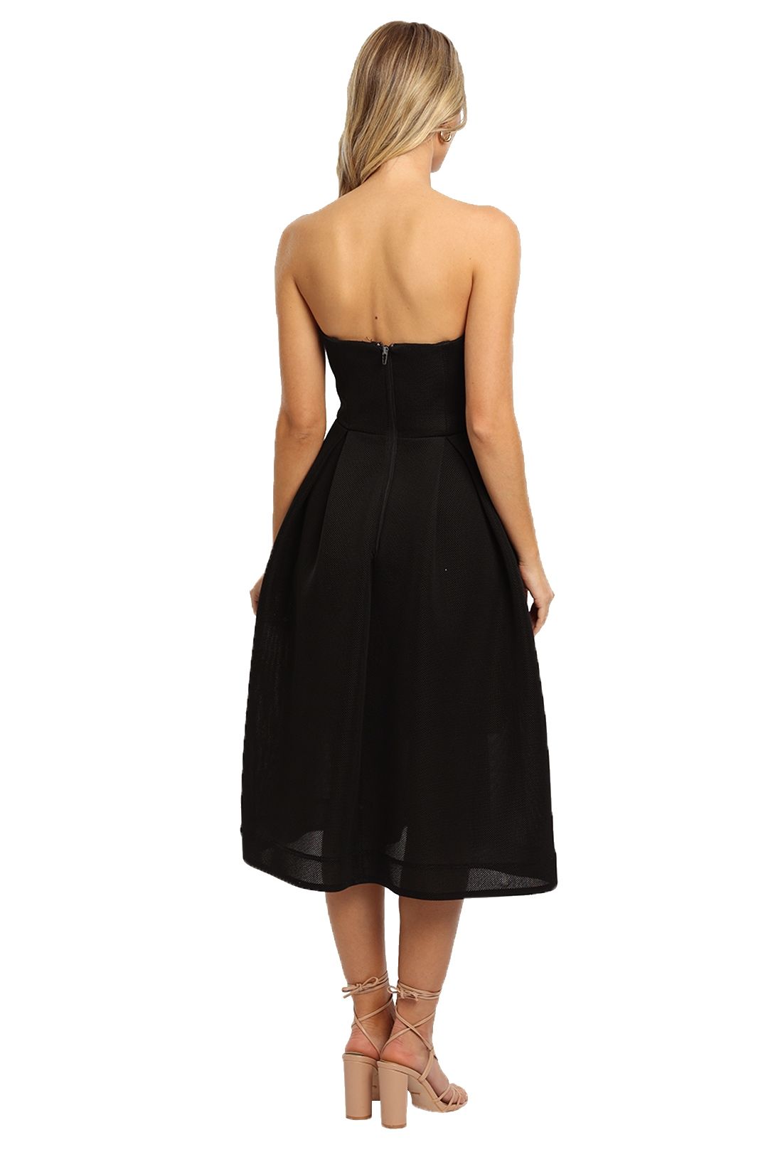 Nicholas Black Mesh Ball Gown