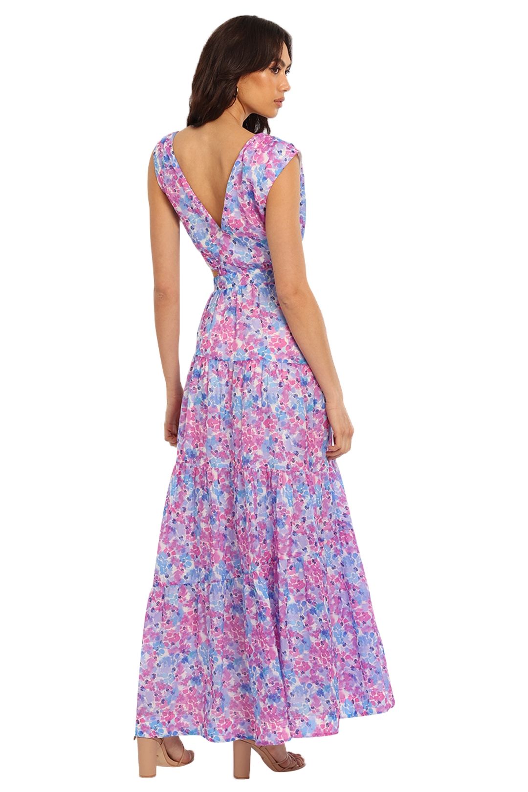 Nicholas Tabatha Dress Cutout Floral