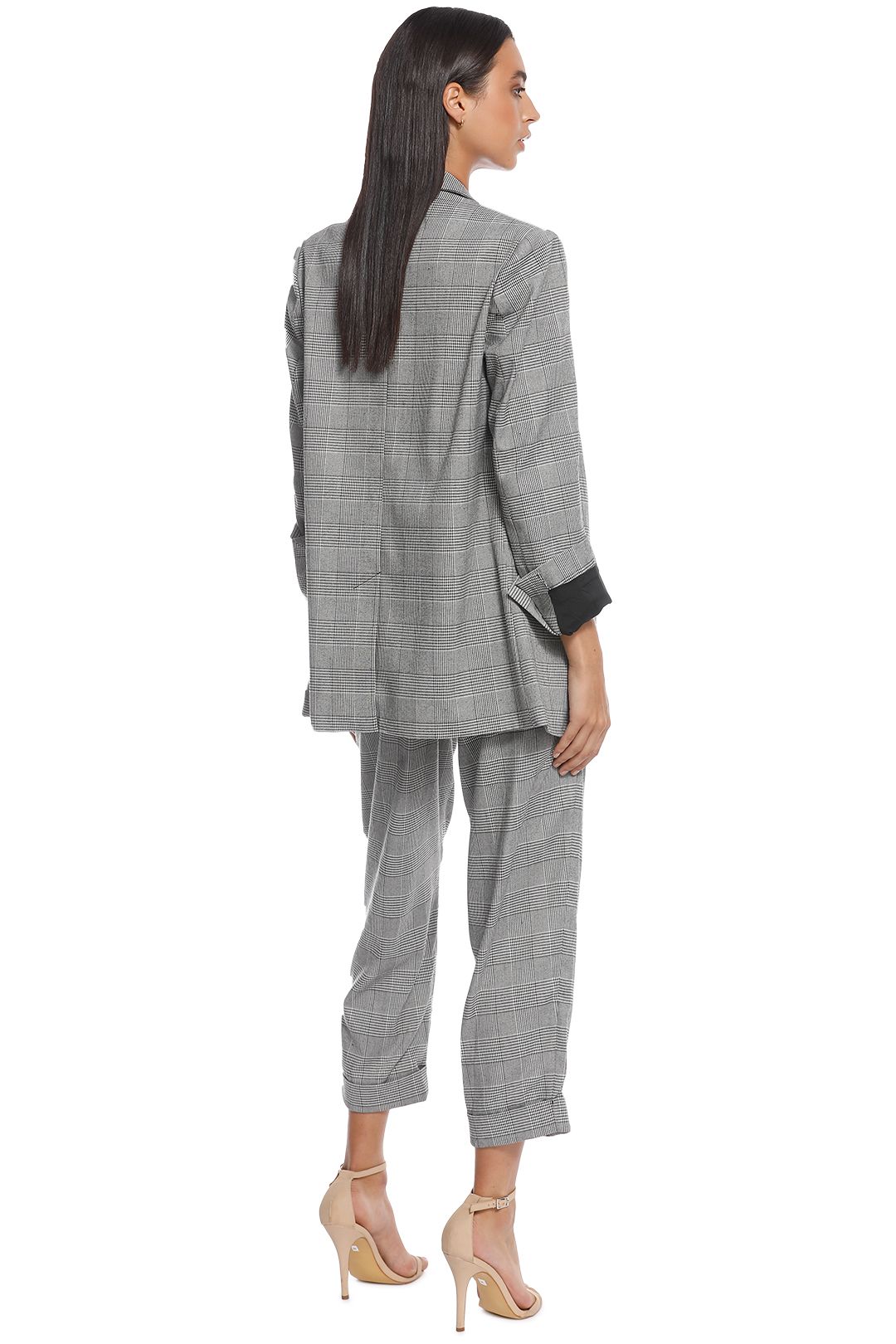 Nicholas the Label - Check Suiting Trouser - Back