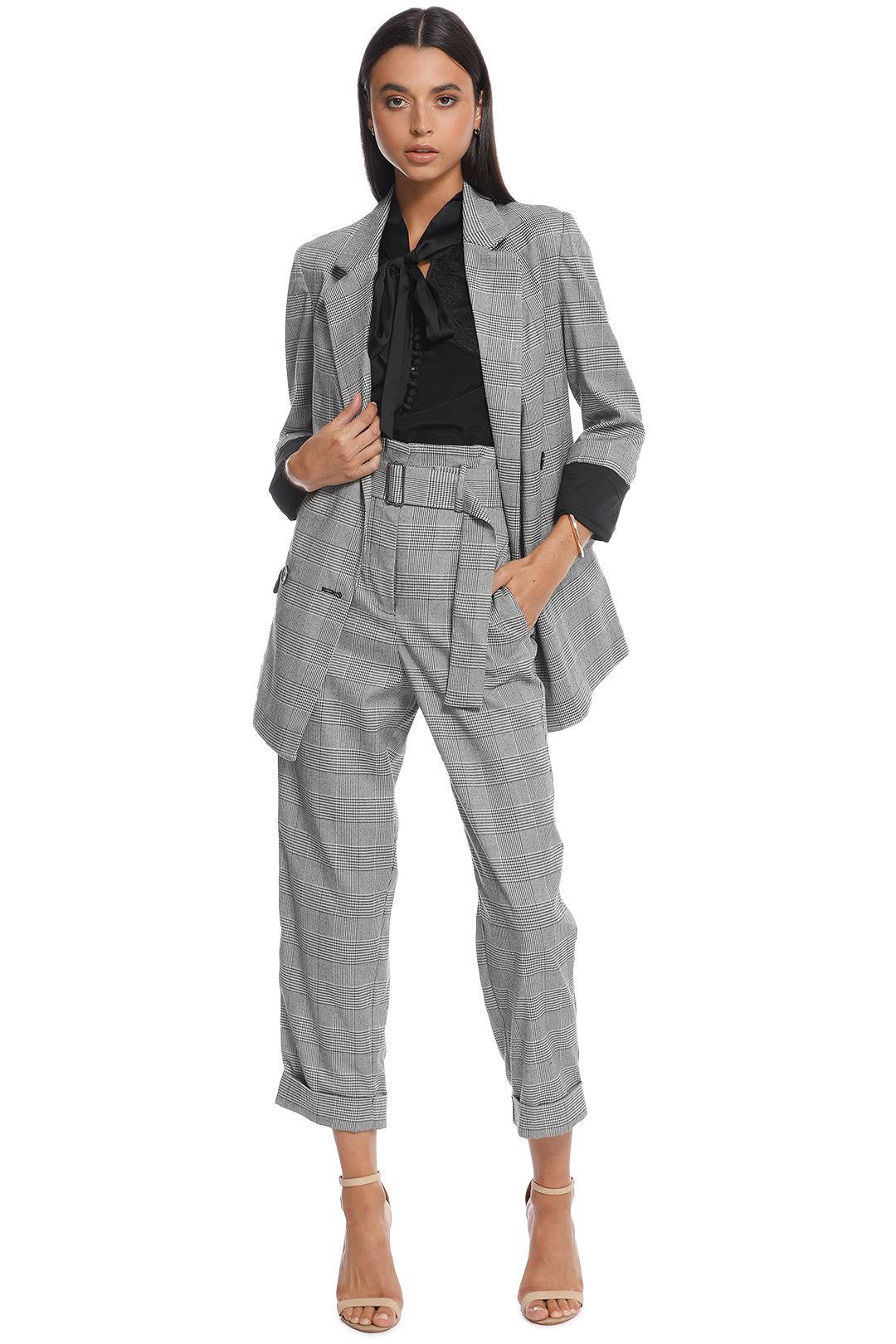 Nicholas the Label - Check Suiting Trouser - Front