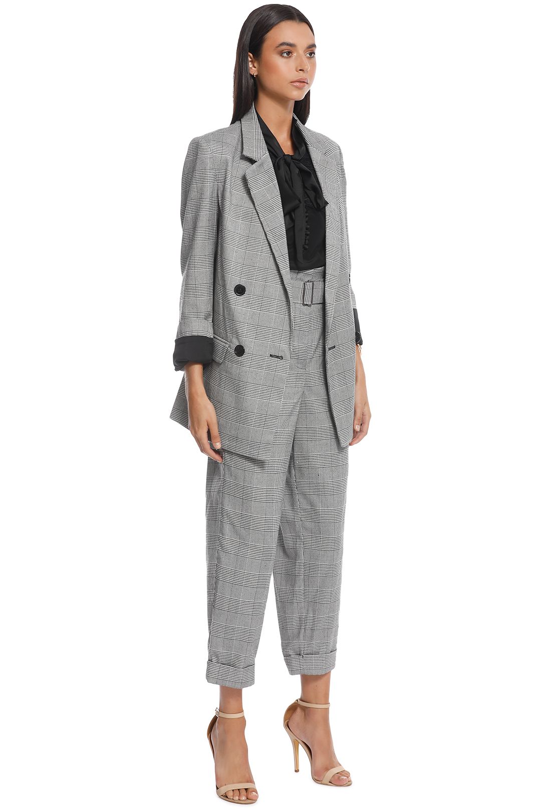 Nicholas the Label - Check Suiting Trouser - Side
