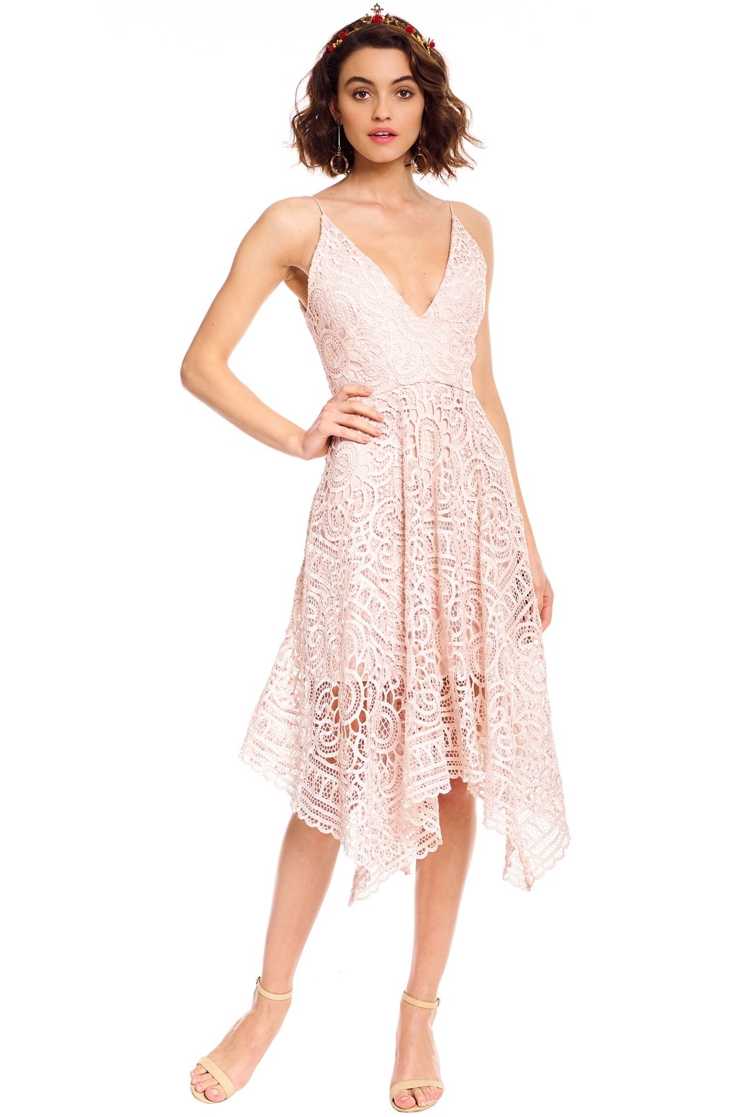 nicholas lace ball dress