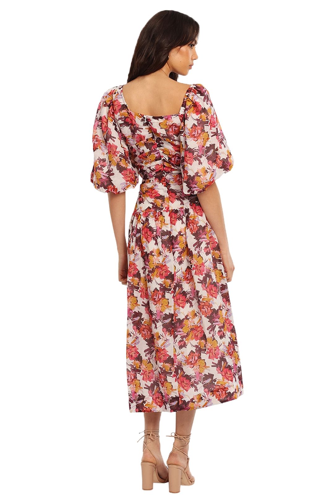 Nicholas Wren Dress Darlington Grey Cutout