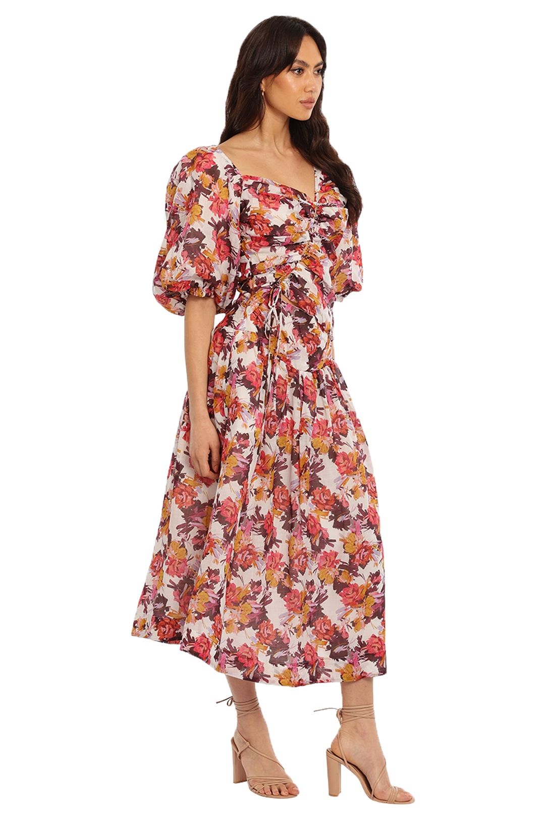 Nicholas Wren Dress Darlington Grey Floral