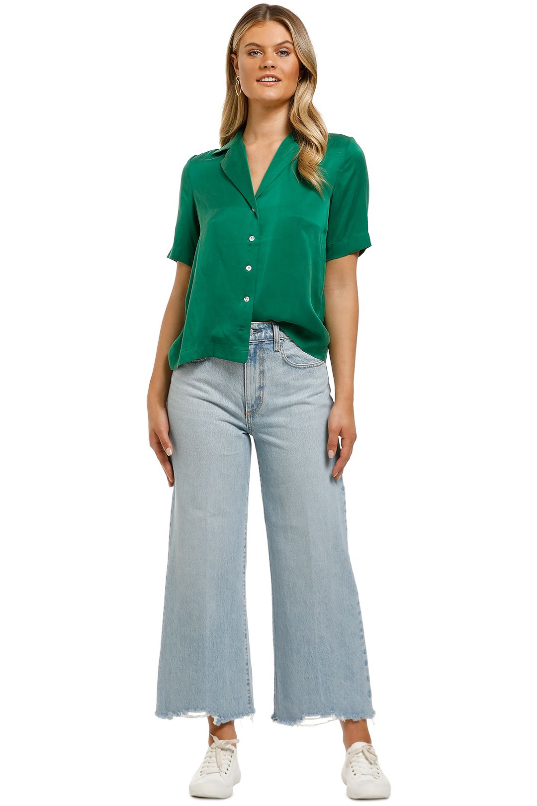 Gallery Shirt in Palm by Nobody Denim 