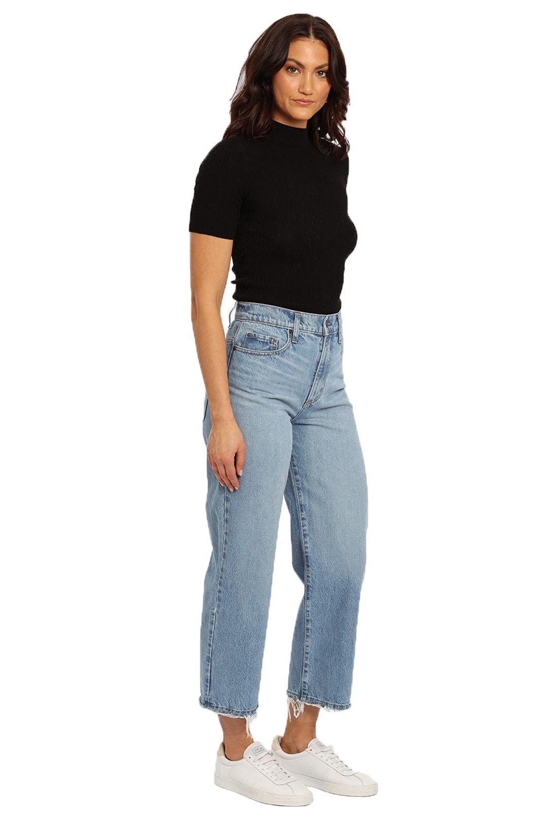 Hire Lou Jean Crop in Balance | Nobody Denim | GlamCorner