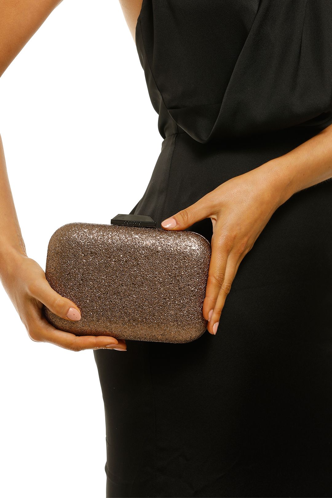 Olga-Berg-Lenny-Metallic-Textured-Clutch-Mushroom-Product