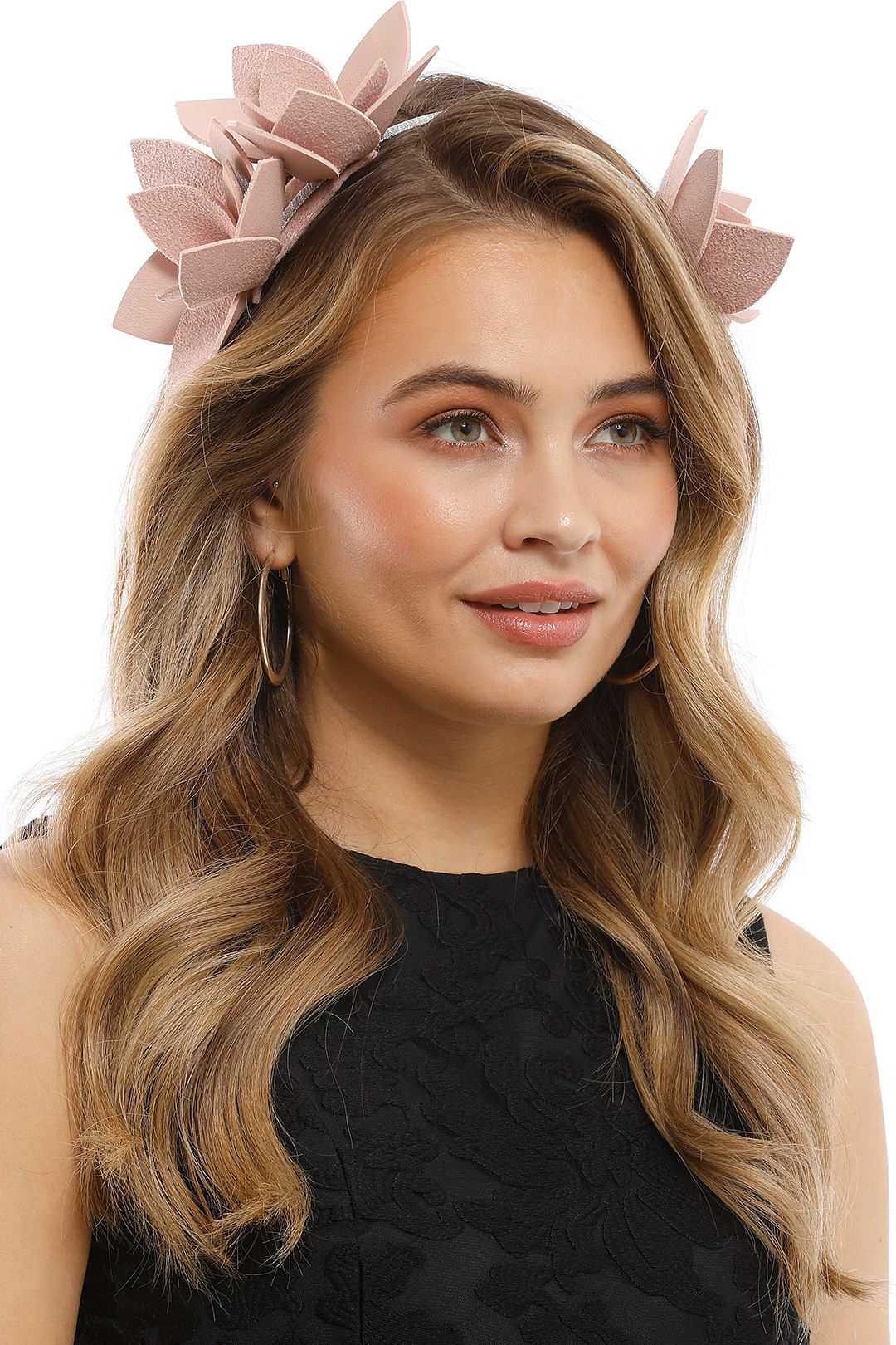 Olga Berg - Blakely Floral Headband - Blush - Product