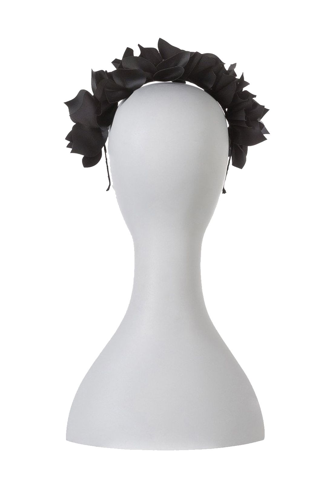 Olga Berg - Mae Floral Headband - Black - Back