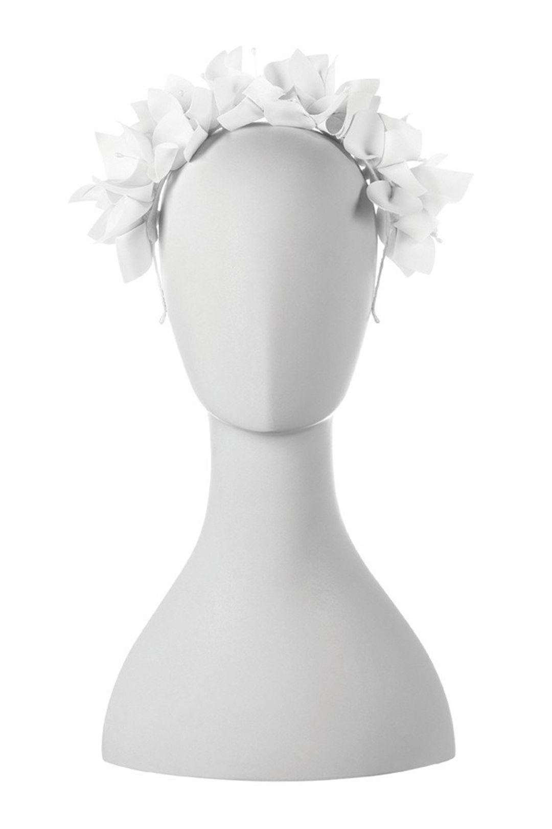 Olga Berg - Mae Floral Headband - White - Front