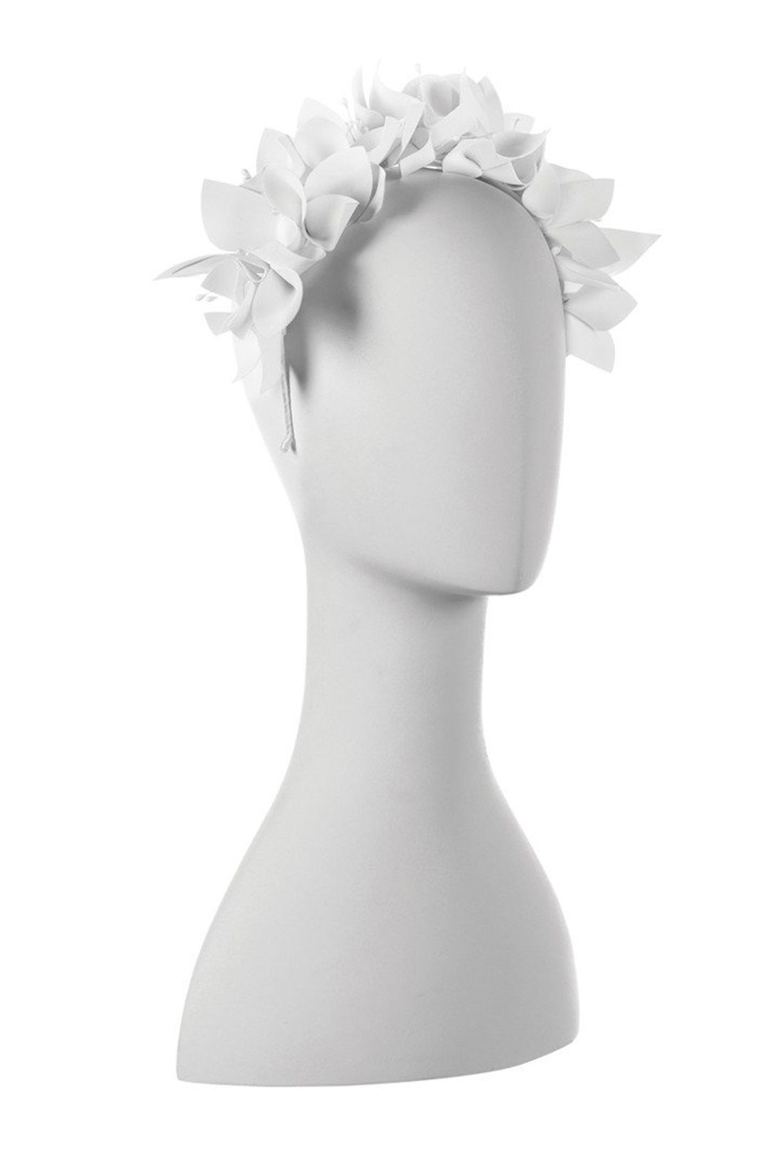 Olga Berg - Mae Floral Headband - White - Side